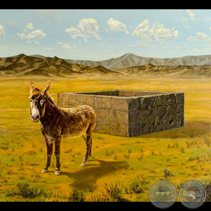 EL CUBO - Óleo s/ telade SILA ESTIGARRIBIA