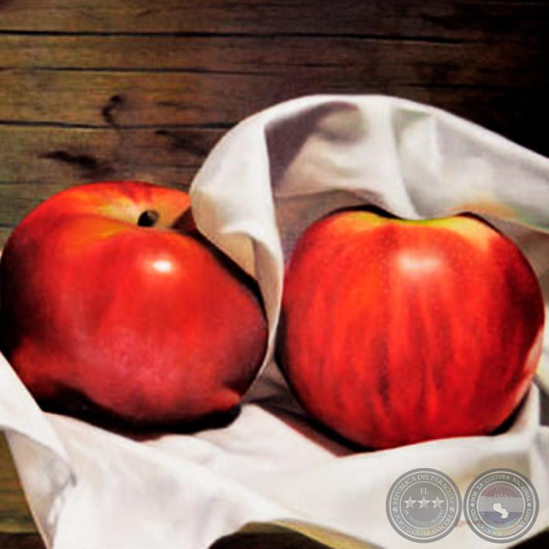 MANZANAS, 2013 - Óleo sobre tela de EMMANUEL FRETES