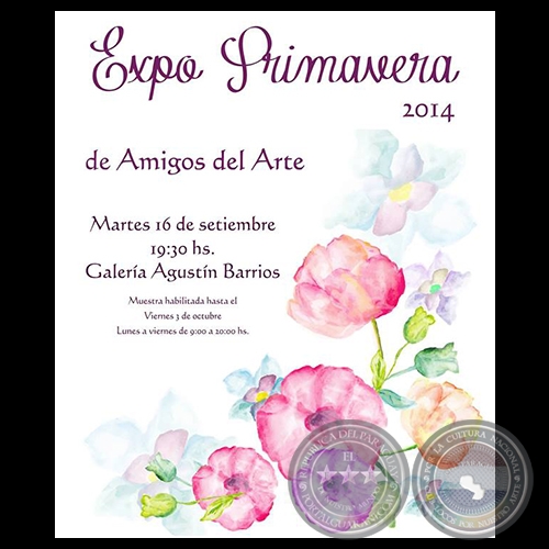 EXPO PRIMAVERA 2014 - ASOCIACIÓN AMIGOS DEL ARTE  y CCPA - Obra de GLORIA MIRANDA DE PISTILLI