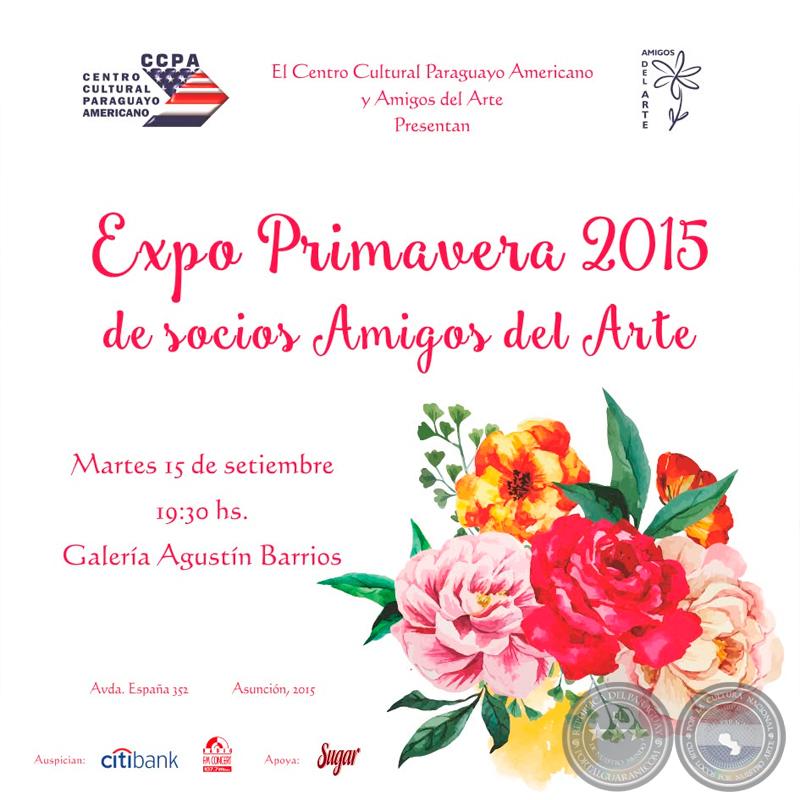 EXPO PRIMAVERA AMIGOS DEL ARTE - CCPA 2015 - Obras de JORGE VON HOROCH