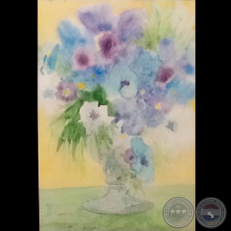 FLORES - Acuarela de WALLY MONTIEL