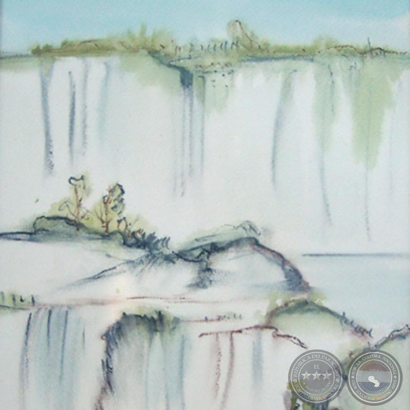 CATARATAS DE IGUAZÚ - Acuarela de FRED BRAUNER