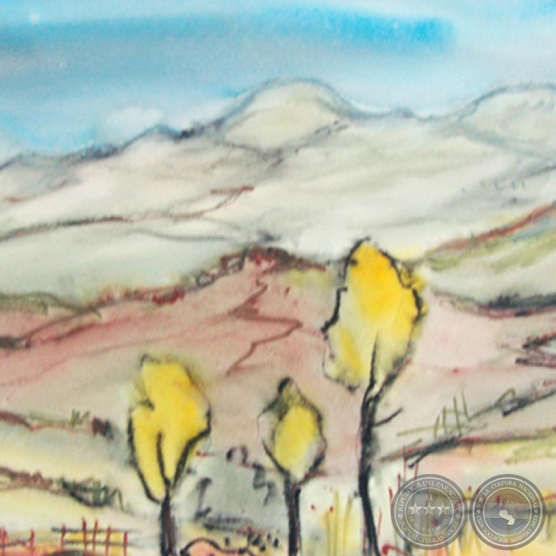 COLONIA INDEPENDENCIA - Acuarela de FRED BRAUNER