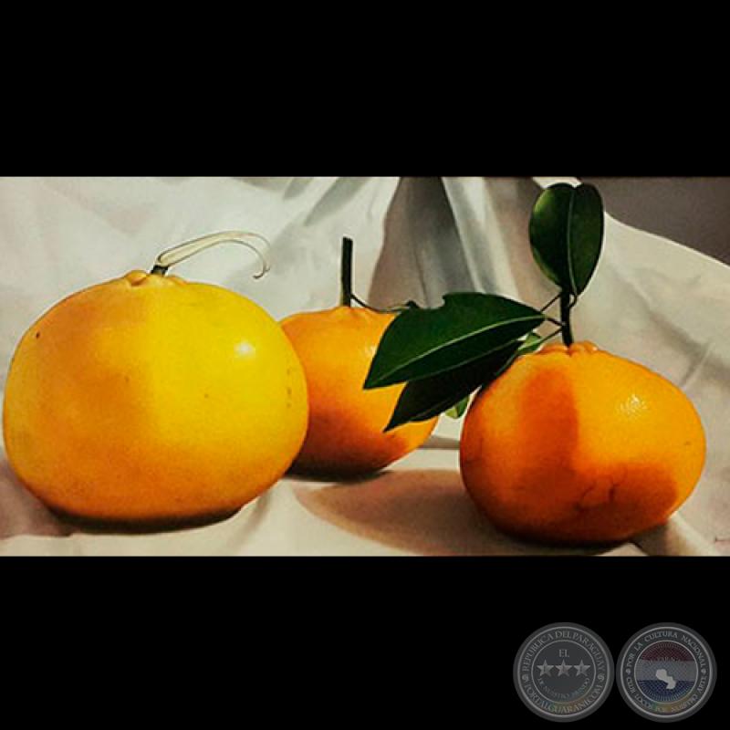 FRUTAS, 2015 - Óleo sobre lienzo de EMMANUEL FRETES ROY