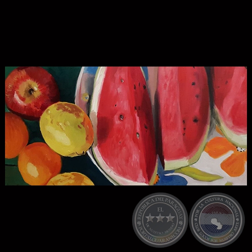 FRUTAS, 2014 - Óleo de SILVANA NUOVO