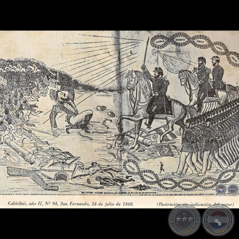 ILUSTRACIÓN ANÓNIMA - Periódico de guerra CABICHUÍ