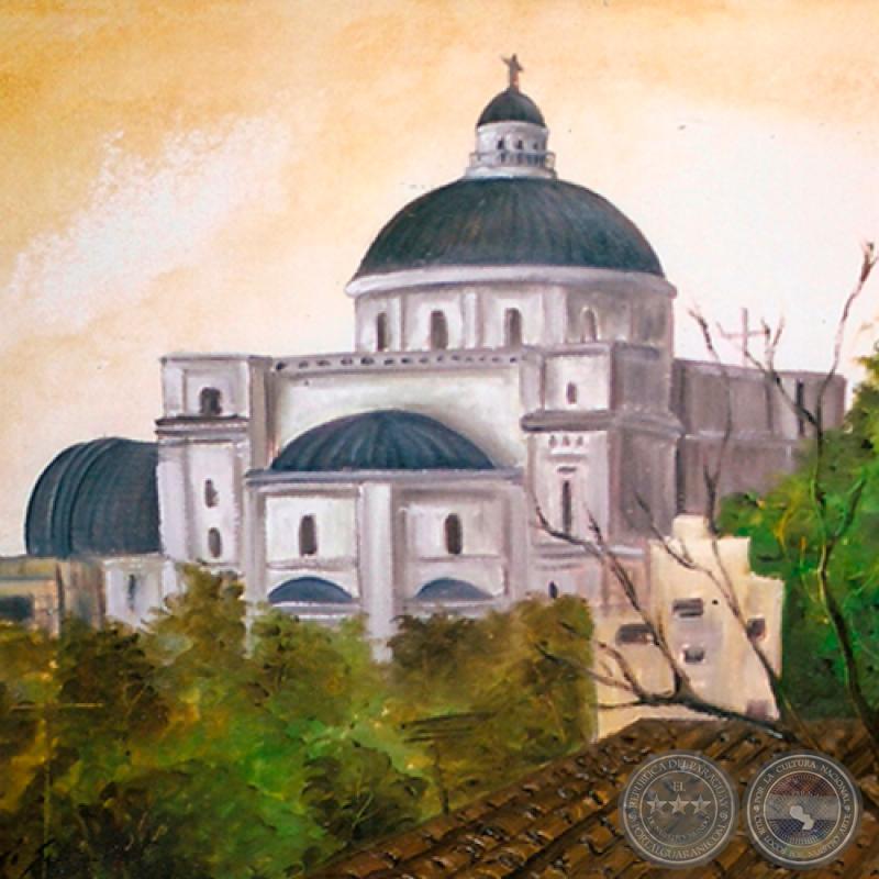 BASÍLICA DE CAACUPÉ - Óleo de GRISELDA ROSSI SCHUBERT