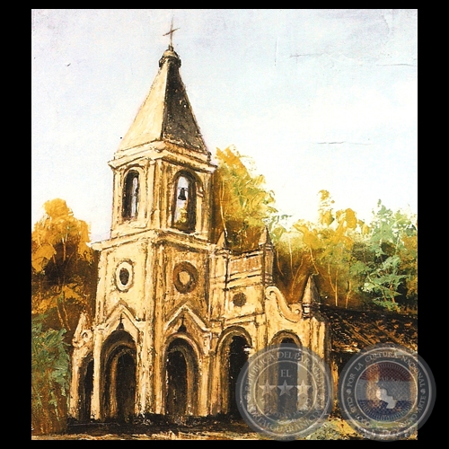 IGLESIA DE LA CIUDAD DE LIMPIO - Óleo de GRISELDA ROSSI SCHUBERT