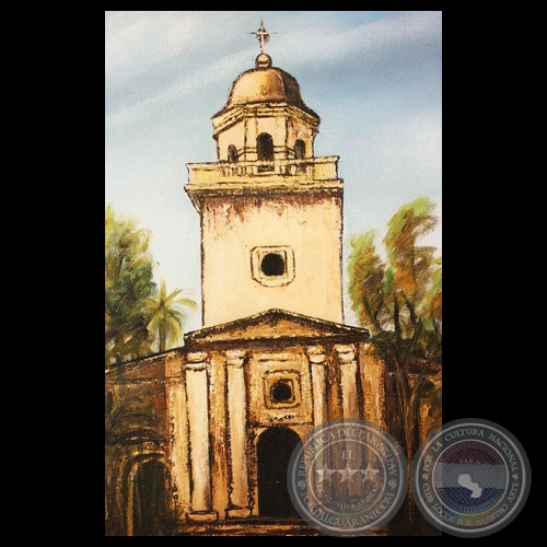 IGLESIA DE LA CIUDAD DE ÑEMBY - Óleo de GRISELDA ROSSI SCHUBERT