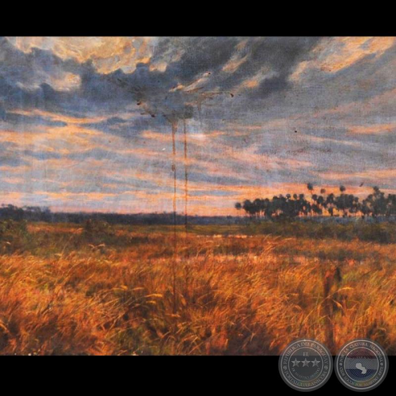 CHACO PARAGUAYO, 1900 - Óleo de GUIDO BOGGIANI