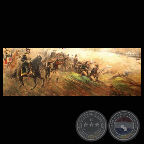 BATALLA DE TACUAR, 1890 (Acuarela de GUILLERMO DA RE)