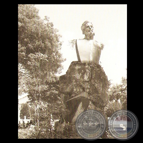 BUSTO DE BERNARDINO CABALLERO, 1969 - Escultura de HERMANN GUGGIARI