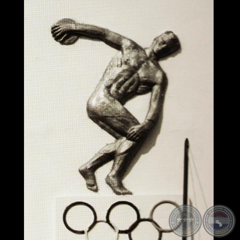EL DISCÓBOLO, 1946 - Relieve de HERMANN GUGGIARI