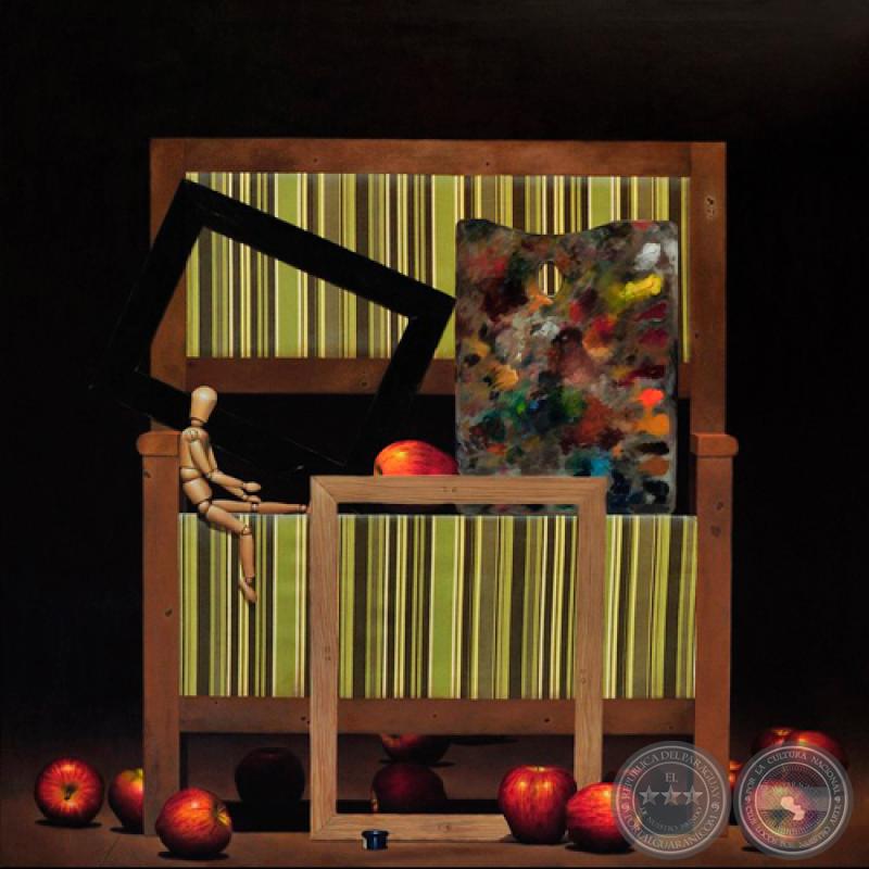 RECOVERY TIME - Técnica mixta de HERNÁN MIRANDA