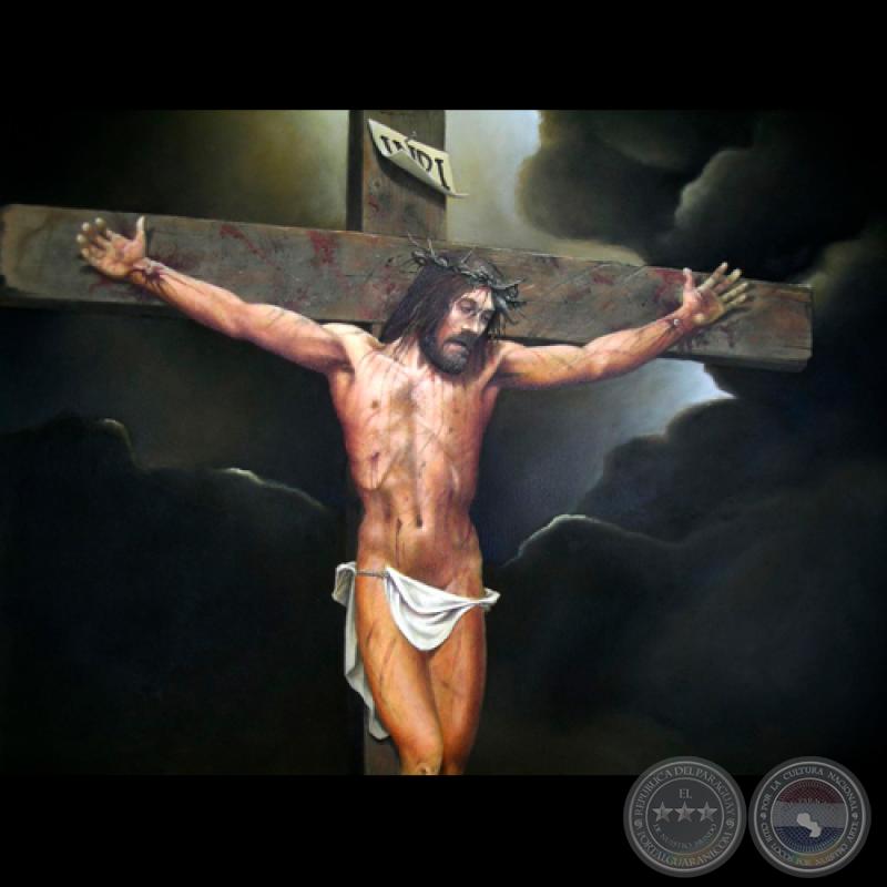 CRUCIFICADO - Óleo de HERNÁN MIRANDA