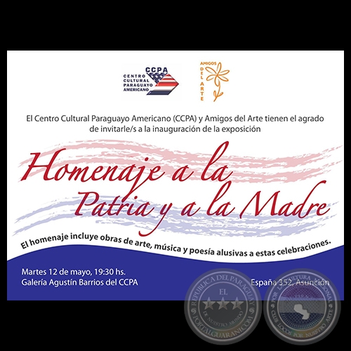 HOMENAJE A LA PATRIA Y A LA MADRE, 2015 - AMIGOS DEL ARTE y CCPA - Escultura de BEATRÍZ COLOMBO