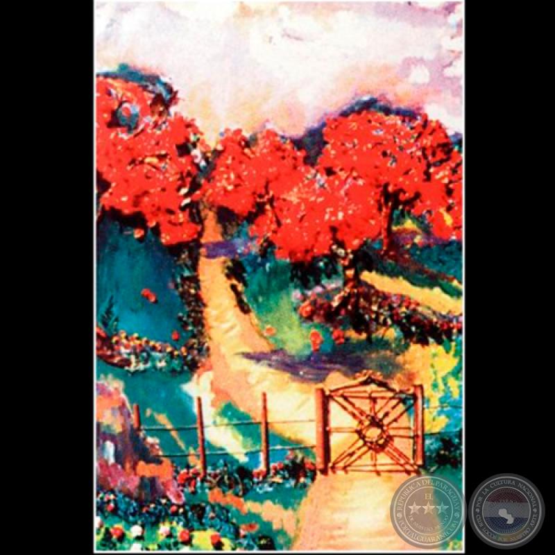 PAISAJE (Técnica mixta de IRMA GOROSTIAGA)