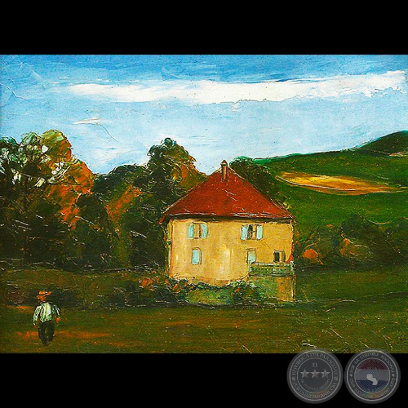 LES GLISINES BALISE, 1926 - Óleo de JAIME BESTARD