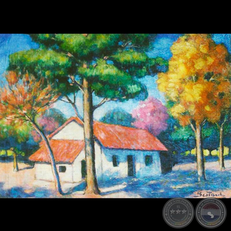 RANCHOS Y ÁRBOLES - Obra de JAIME BESTARD