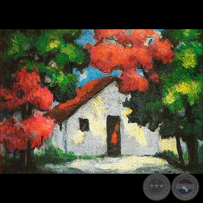 RANCHOS Y ÁRBOLES - Obra de JAIME BESTARD