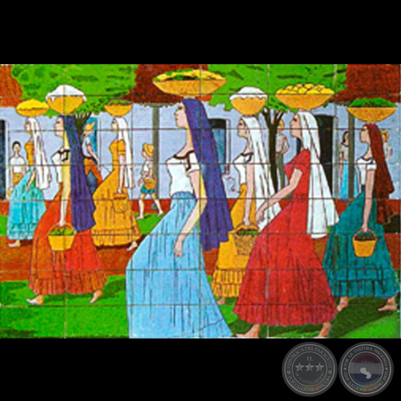 VENDEDORAS, 1971 - Obra de JOSÉ LATERZA PARODI