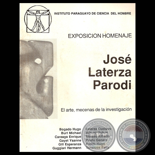 EXPOSICIÓN HOMENAJE A JOSÉ LATERZA PARODI, 1989 - Dirección, diseño y diagramación: RUBÉN MILESSI