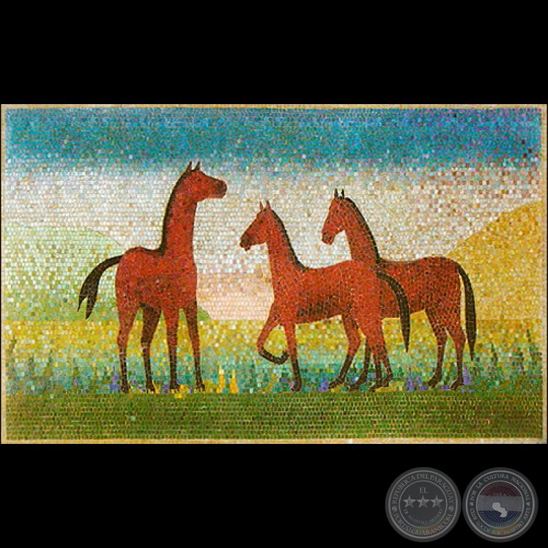 CABALLOS - Obra de JOSÉ LATERZA PARODI