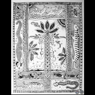 XILOGRABADO - Obra de JOSEFINA PLÁ