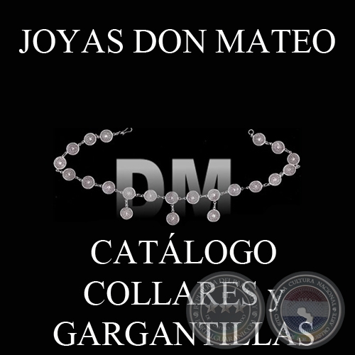 COLLARES - GARGANTILLAS DE FILIGRANA DE PLATA (JOYAS DON MATEO)