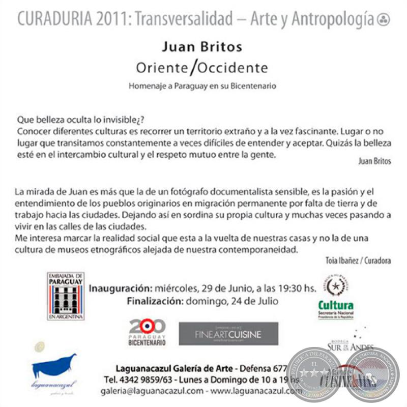TRANSVERSALIDAD - Fotografías de JUAN BRITOS - Año 2011