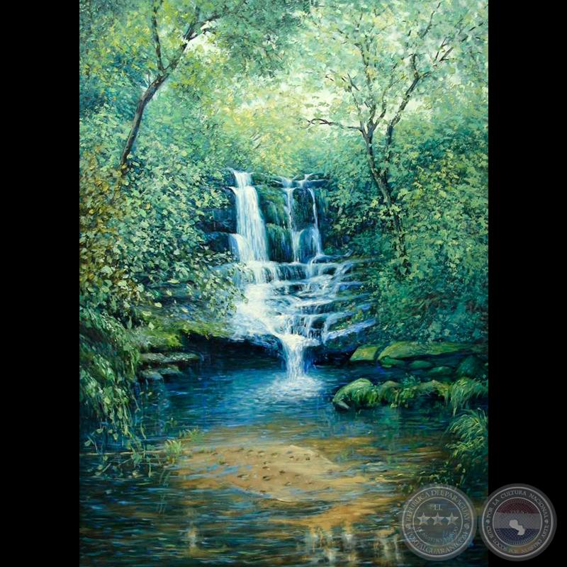 CASCADA - Óleo de KALELA ZALDÍVAR