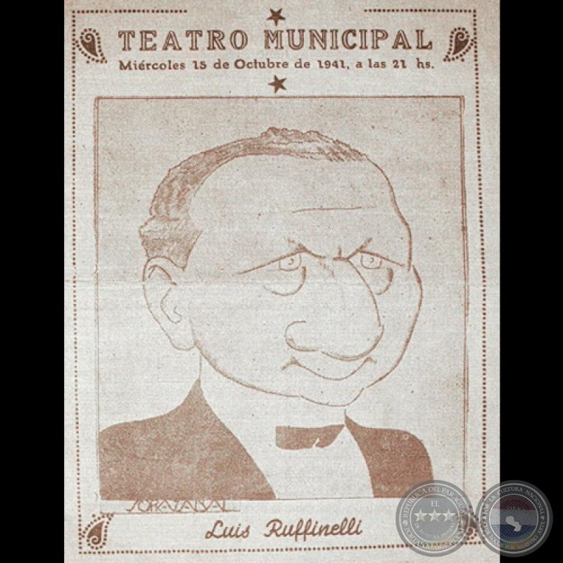 LUIS RUFFINELLI, 1941 - Caricatura de SORAZABAL