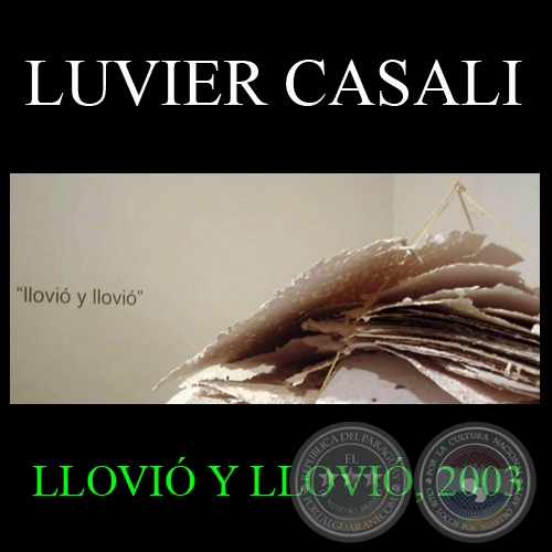LLOVIÓ Y LLOVIÓ, 2003 - Instalación de LUVIER CASALI