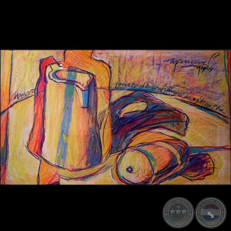 COMPOSICIÓN, 2004 - Óleo de MARINA CAZENAVE