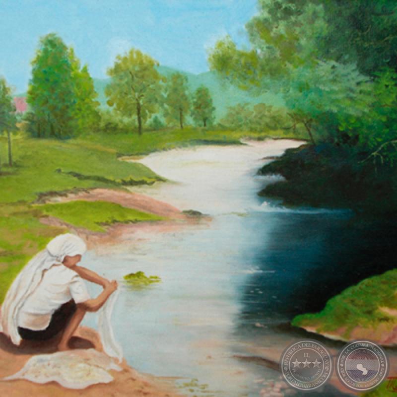 LAVANDERA - Obra de MARITÉ LAMAR