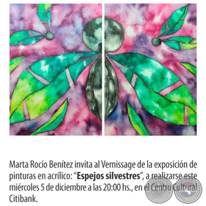 ESPEJOS SILVESTRES, 2012 - Pinturas de MARTA ROCÍO BENÍTEZ