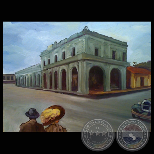 RECOVA DE LA CALLE COLÓN, 2009 - Óleo sobre tela de ROBERTO MORELLI