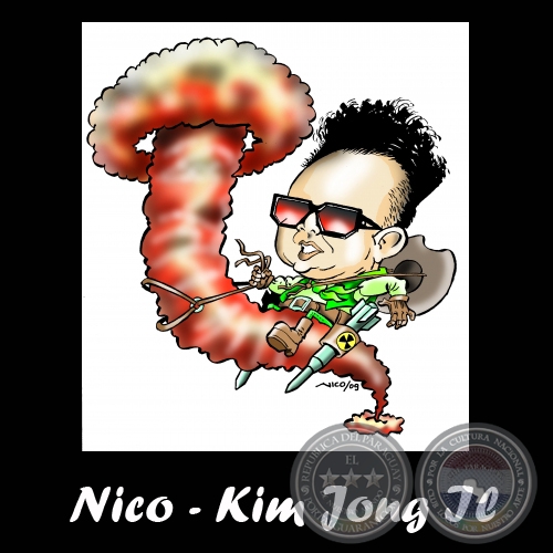 KIM JONG IL - LÍDERES DEL MUNDO - Caricatura de NICO