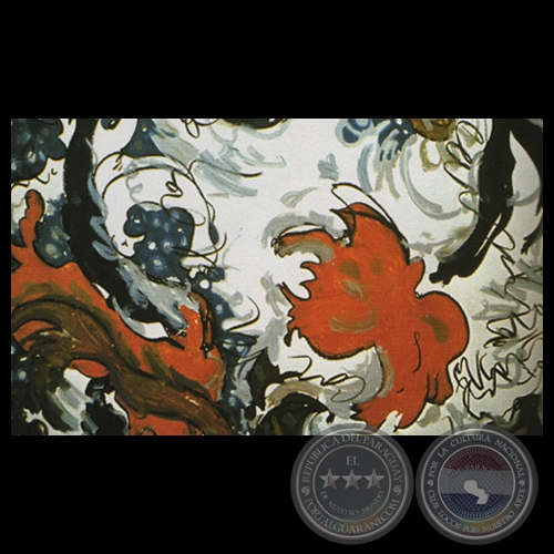 ESPIRALES DE AGOSTO, 1990 - Acrlico sobre tela de OSCAR CENTURIN FRONTANILLA