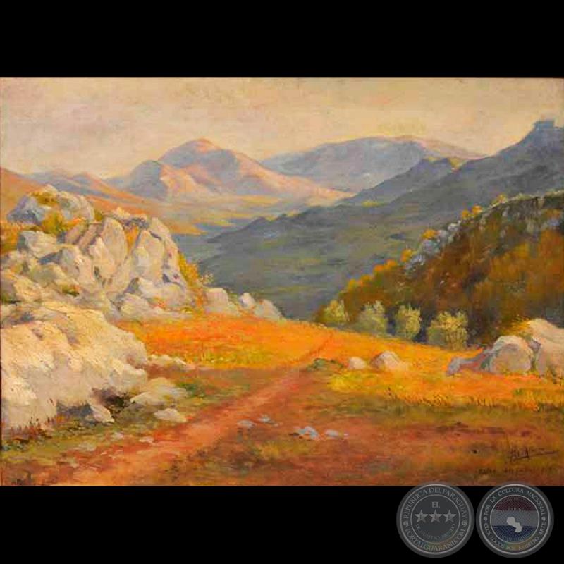 ANTICOLI, ROMA 1906 - Óleo sobre tela de PABLO ALBORNO