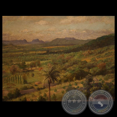 PAISAJE DE PARAGUARÍ - Óleo de PABLO ALBORNO