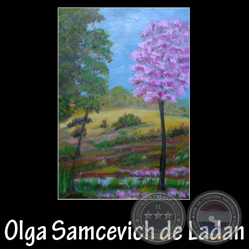 TAJY ROSADO - Pintura de Olga Samcevich de Ladan - Ao 2009