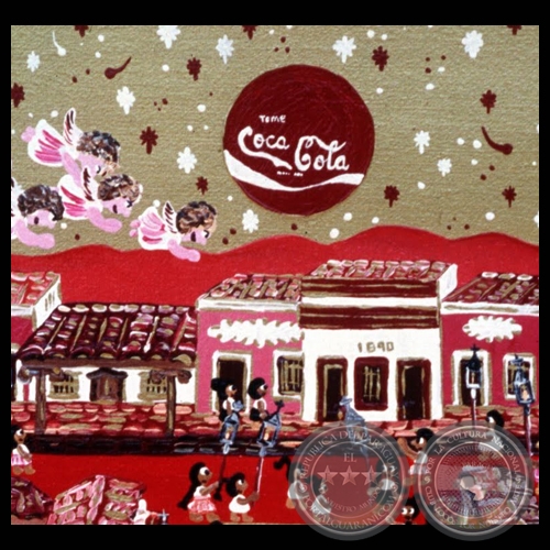 COCA COLA MOON, 1987 - Acrílicos de YSANNE GAYET