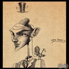 MR. BOO - Bolígrafo y texturizado CS de JOSÉ GIOVANNI BELLI AVEIRO