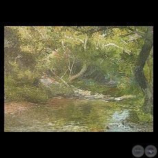 ARROYO - Óleo sobre madera de PABLO ALBORNO - Año 1999