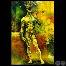 SIN TÍTULO, 1998 - Óleo sobre tela de Manuel Escobedo