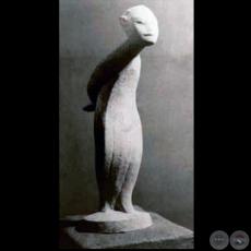 CURUPÍ, fines de de los 50 - Modelado y vaciado en piedra de HERMANN GUGGIARI