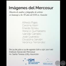IMÁGENES DEL MERCOSUR - De 24 de Julio a 14 de Agosto de 2019