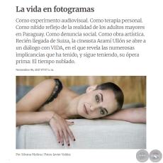 LA VIDA EN FOTOGRAMAS - Por SILVANA MOLINA - Lunes, 6 de Noviembre de 2017