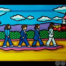 Los Beatles en Paraguay - Obra de Yuyo Oviedo